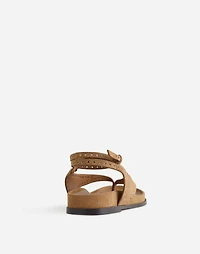 The Eleni Ankle-Wrap Thong Sandal | Madewell