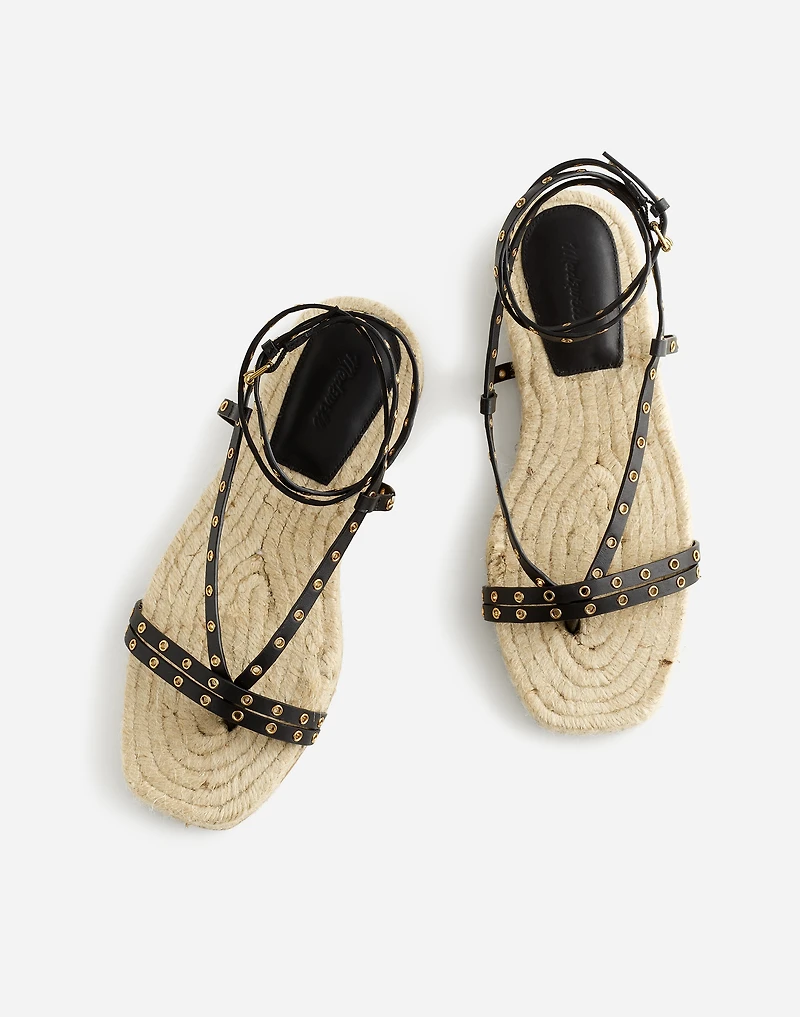The Mira Espadrille Thong Sandal | Madewell
