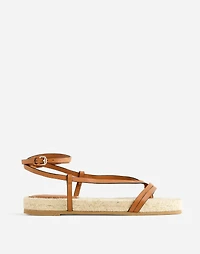 The Mira Espadrille Thong Sandal | Madewell