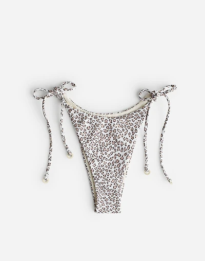 Zulu & Zephyr Micro Leopard Retro Tie Curve Brief | Madewell