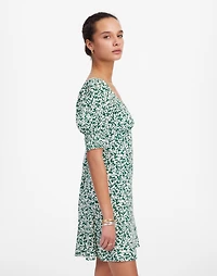 Seamed V-Neck Mini Dress | Madewell
