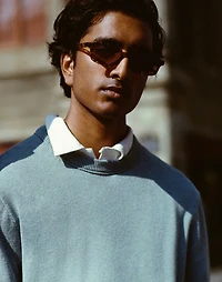Rounded Rectangle Acetate Sunglasses | Madewell