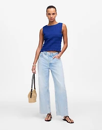 Smocked Boatneck Tank | Madewell