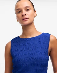 Smocked Boatneck Tank | Madewell