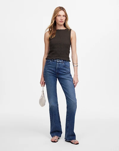 Smocked Boatneck Tank | Madewell
