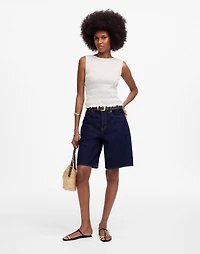 Smocked Boatneck Tank | Madewell