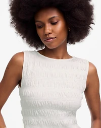 Smocked Boatneck Tank | Madewell