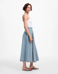 Denim Midi Skirt Edmonson Wash | Madewell