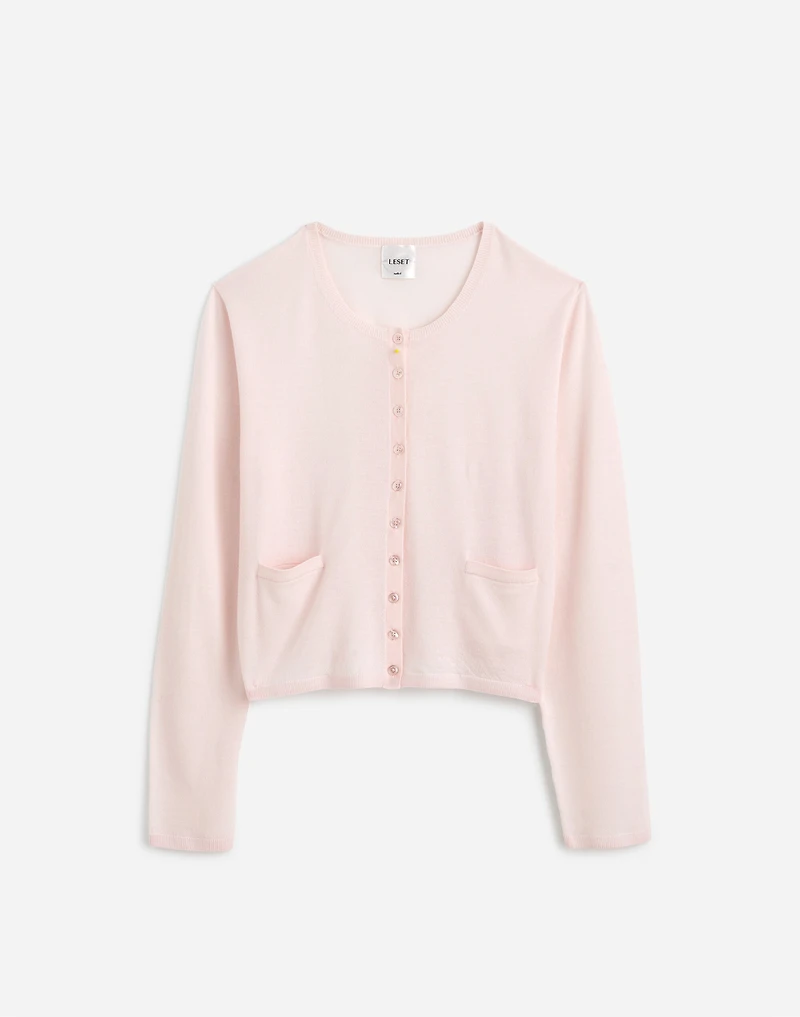 LESET James Crew Cardigan | Madewell