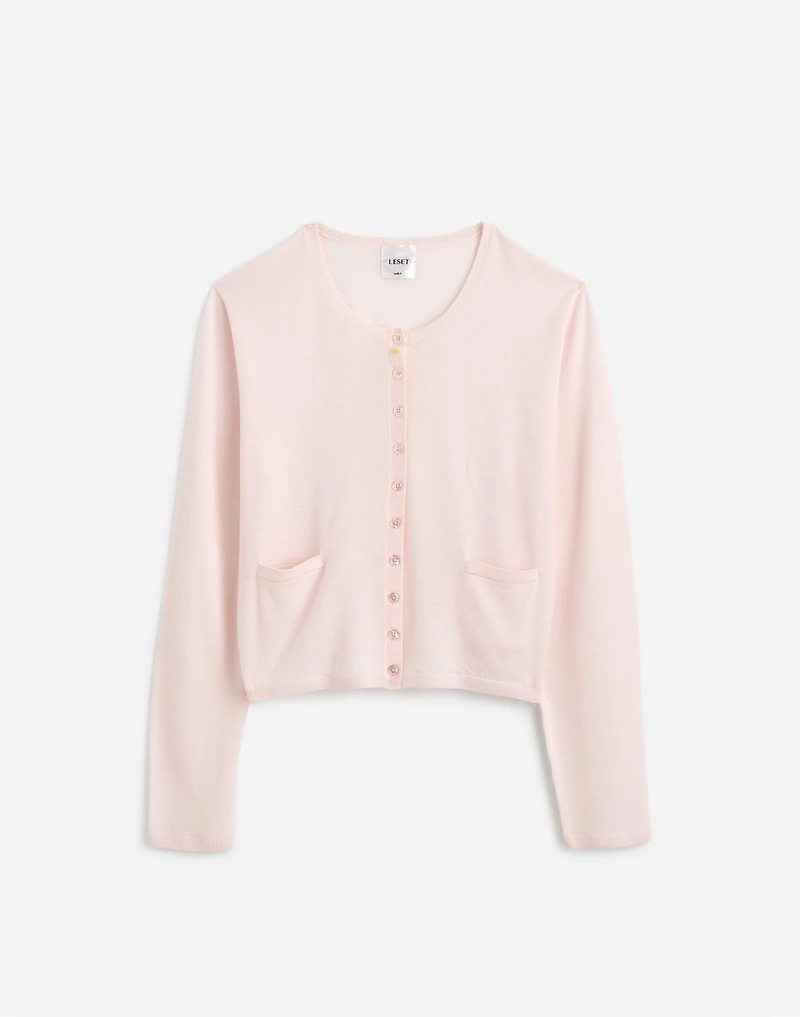 LESET James Crew Cardigan | Madewell
