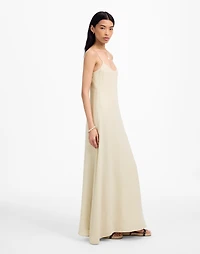LESET Ari Scoopneck Maxi Tank Dress