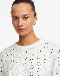 Embroidered Wide-Sleeve Boxy Tee | Madewell
