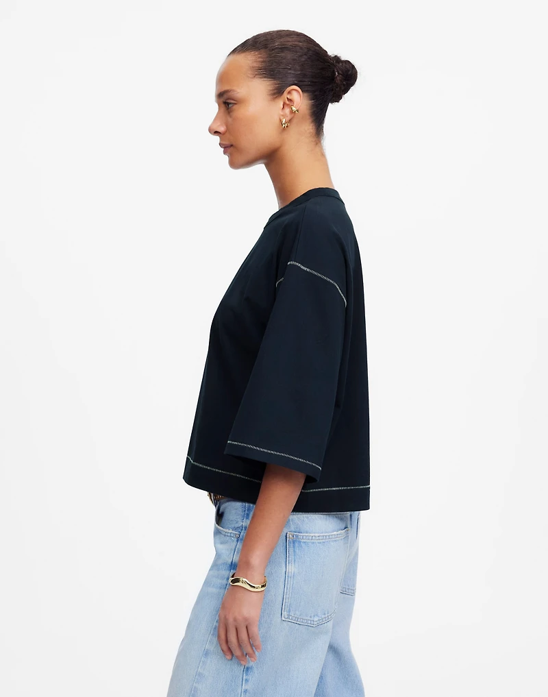 Wide-Sleeve Boxy Tee | Madewell