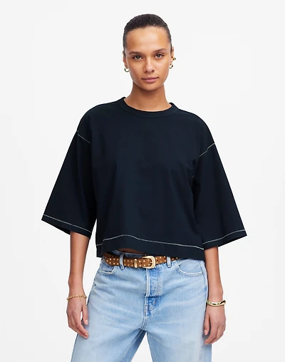 Wide-Sleeve Boxy Tee | Madewell