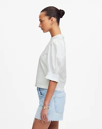 Puff-Sleeve Knit Top | Madewell