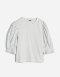 Puff-Sleeve Knit Top | Madewell