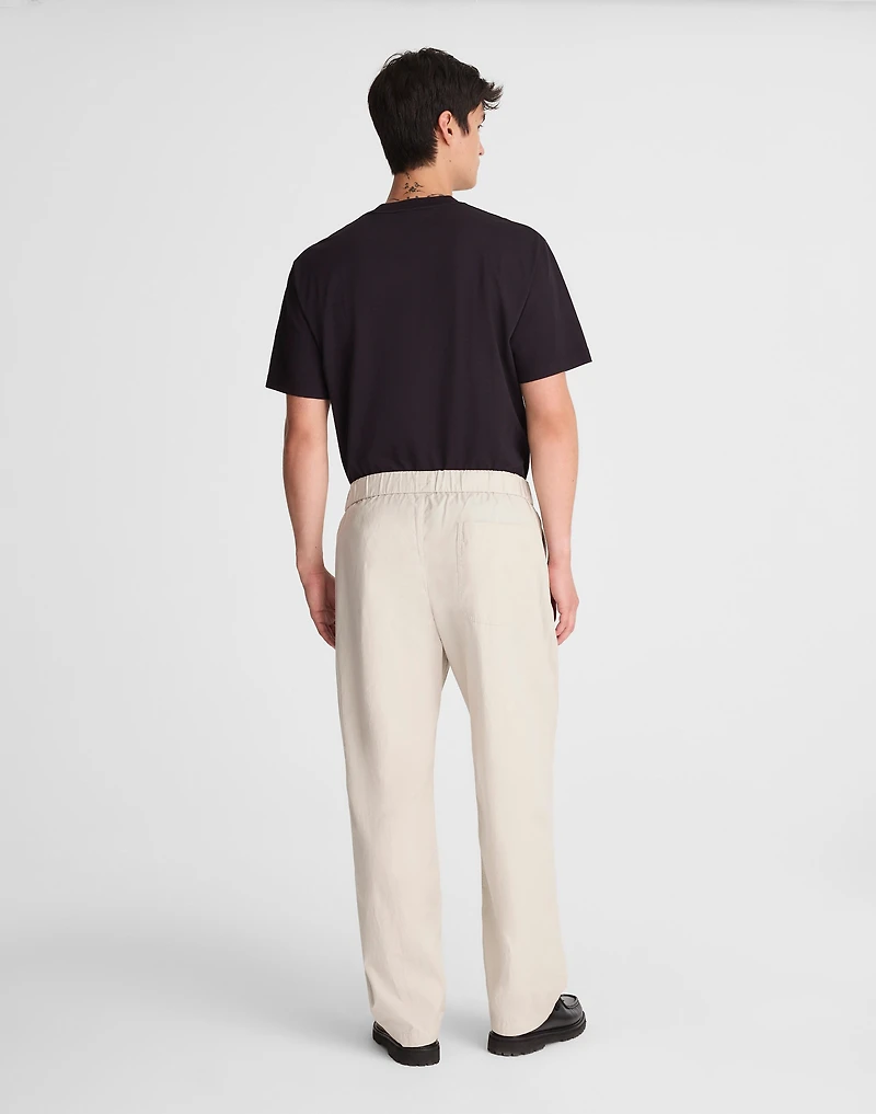 Pleated Poplin Pull-On Pant | Madewell