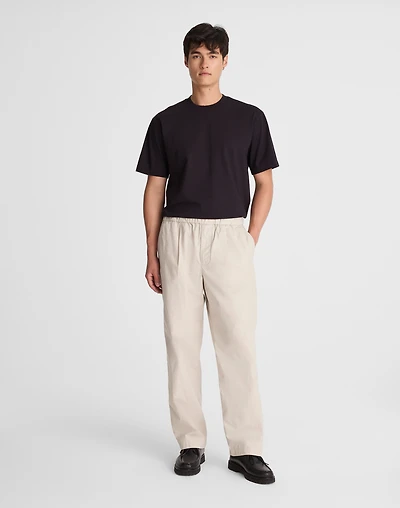Pleated Poplin Pull-On Pant | Madewell