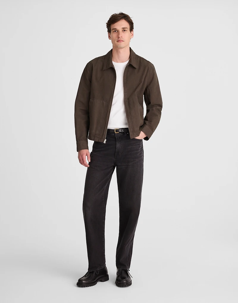 Zip-Front Jacket Cotton Canvas | Madewell