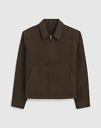 Zip-Front Jacket Cotton Canvas | Madewell