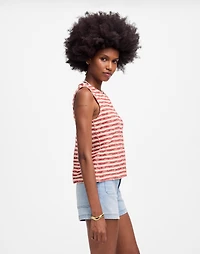 Crewneck Sweater Vest in Stripe | Madewell