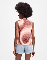 Crewneck Sweater Vest in Stripe | Madewell