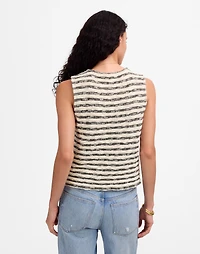 Crewneck Sweater Vest Stripe | Madewell