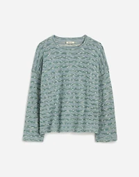 Crewneck Long-Sleeve Knit Tee Stripe | Madewell