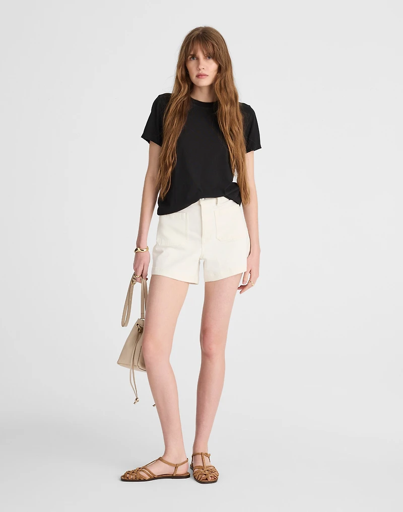 Garment-Dyed Shrunken Crewneck Tee | Madewell