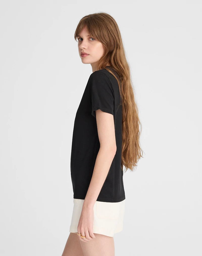 Garment-Dyed Shrunken Crewneck Tee | Madewell
