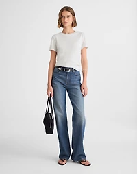 Garment-Dyed Shrunken Crewneck Tee | Madewell