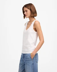 Slub Relaxed V-Neck Tank | Madewell