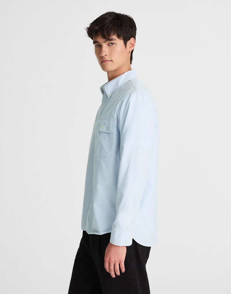 Oxford Stripe Work Shirt | Madewell
