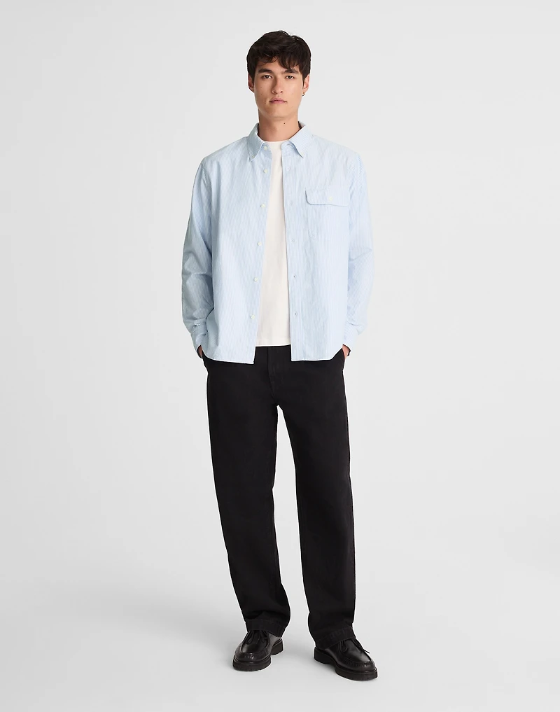 Oxford Stripe Work Shirt | Madewell
