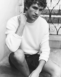 Cotton Shaker-Stitch Crewneck Sweater | Madewell
