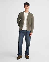 Cotton Shaker-Stitch Cardigan | Madewell