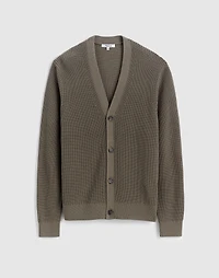 Cotton Shaker-Stitch Cardigan | Madewell