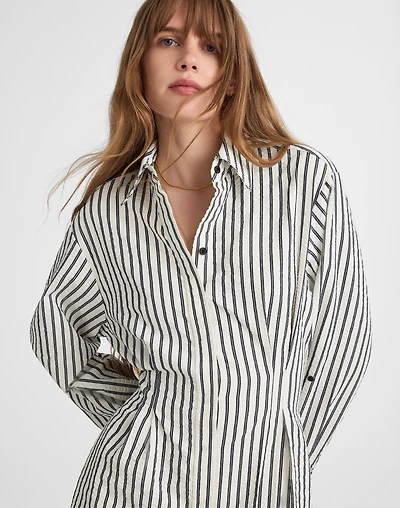 Tucked Mini Shirtdress | Madewell