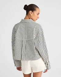 Straight-Hem Shirt Seersucker | Madewell