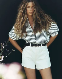 Straight-Hem Shirt Seersucker | Madewell
