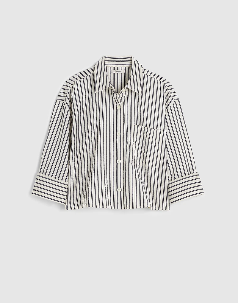 Straight-Hem Shirt Seersucker | Madewell