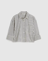 Straight-Hem Shirt Seersucker | Madewell