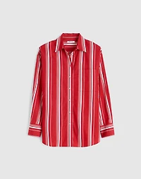 Oversized Button-Up Shirt Poplin | Madewell