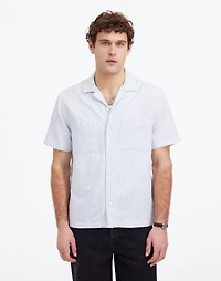Camp Collar Short-Sleeve Shirt in Everyday Twill | Madewell
