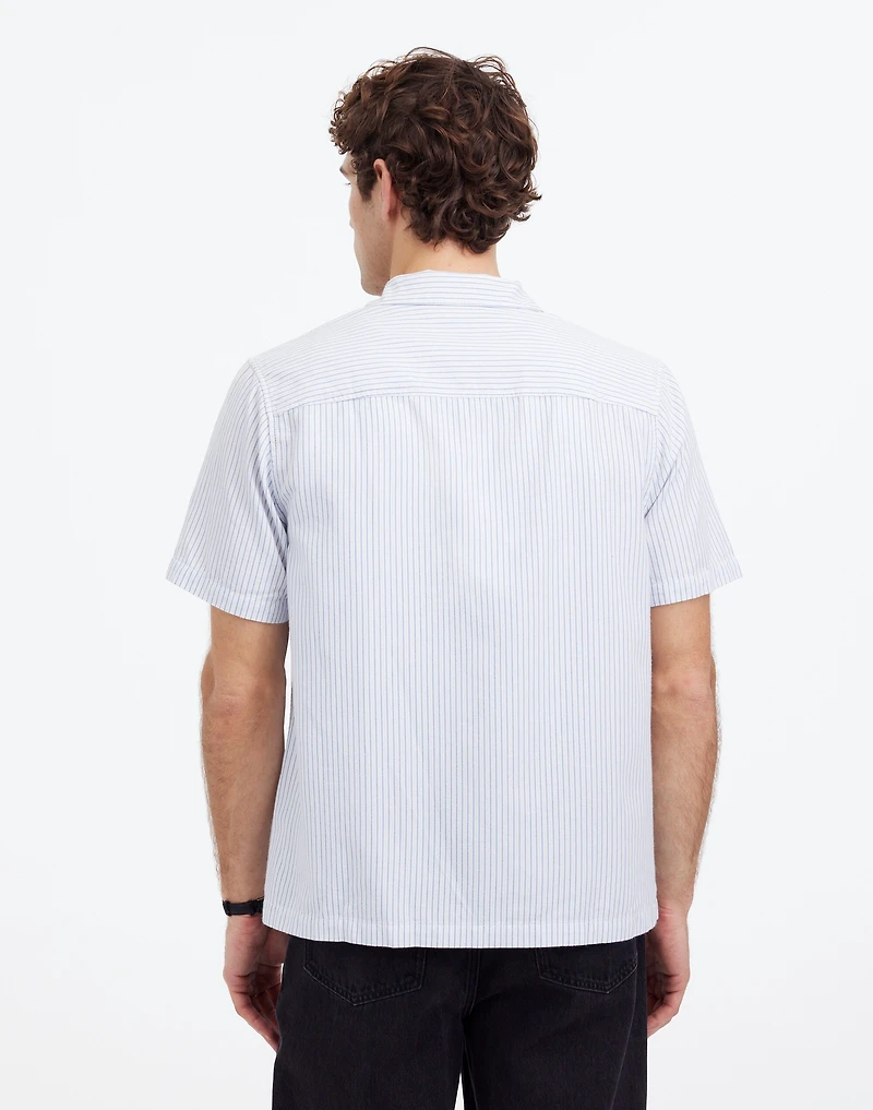 Camp Collar Short-Sleeve Shirt in Everyday Twill | Madewell