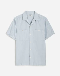 Camp Collar Short-Sleeve Shirt in Everyday Twill | Madewell
