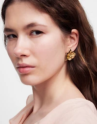 Orchid Statement Stud Earrings | Madewell