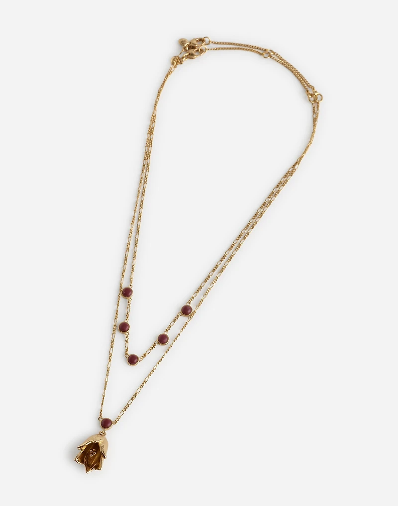 Two-Pack Semiprecious Lily Necklace Set | Madewell