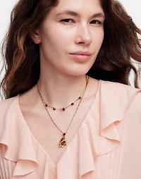 Two-Pack Semiprecious Lily Necklace Set | Madewell