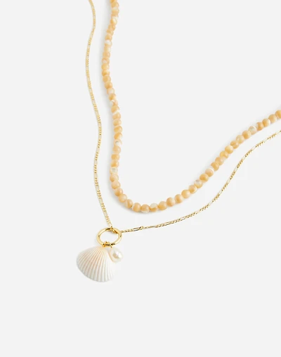 Two-Pack Shell Necklace Set | Madewell